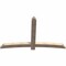 Ekena Millwork Bellingham Smooth Timber Gable Bracket, Douglas Fir, 84"W x 53"H x 3 1/2"D x 5 1/2"F, 15/12 Pitch GBW084X53X0406BEL00SDF - alternate 5